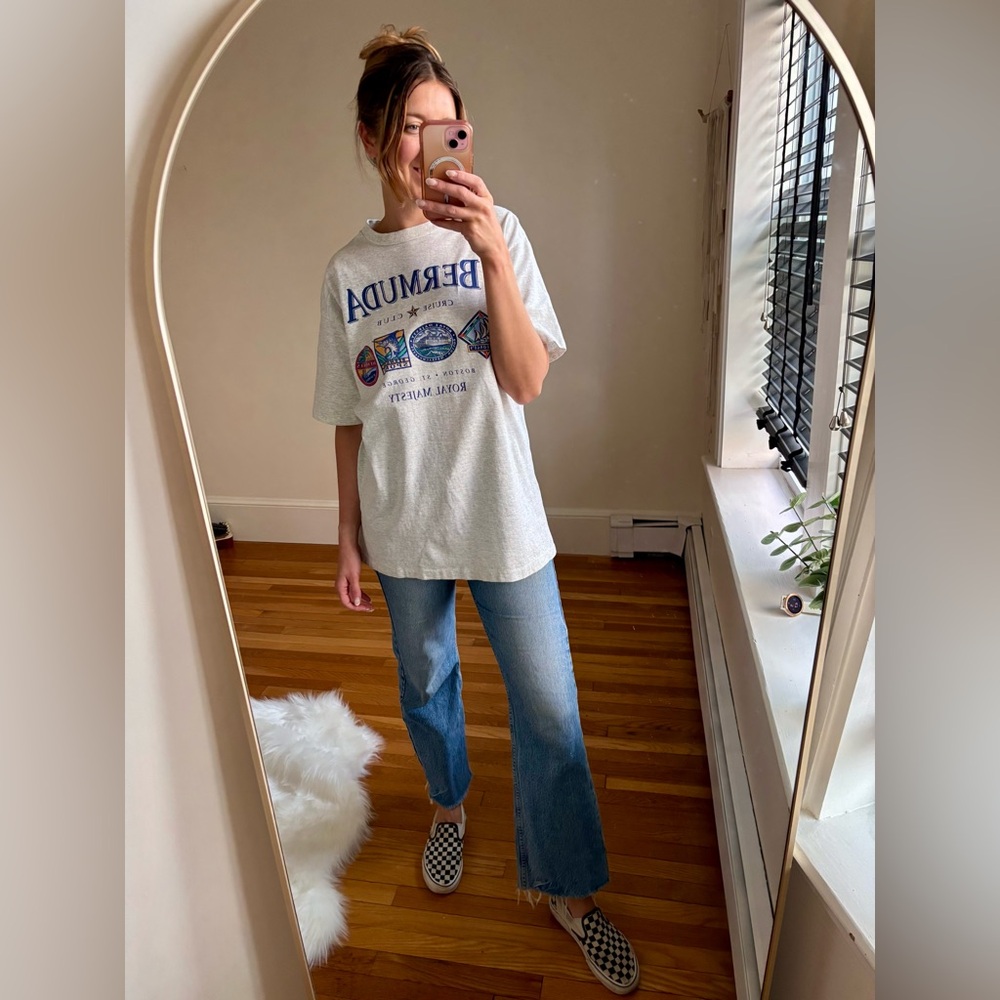 Vintage 90s Tortuga BERMUDA Vacation Tee  Single Stitch T Shirt XL Made in USA